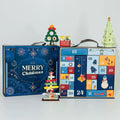 Advent Calendar Blue Box with Fancy Star 24-Day