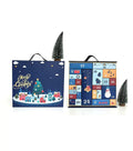 Advent Calendar Blue Box with Handle Strap 24-Day