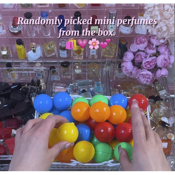 Lucky Balls for popular mini perfumes
