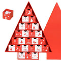 The 24-Day Advent Calendar Christmas Tree Red Box